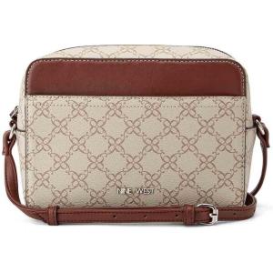 imageNine West Bowie Mini Camera CrossbodyMushroom Logo Mahogany