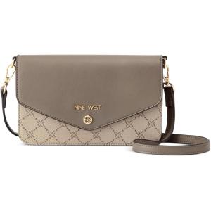 imageNine West Caireann Phone Wallet CrossbodyBeige LogoFlint
