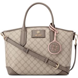imageNine West Piera SatchelBeige LogoFlint