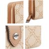 imageNine West Womens Norah SLG French WalletLight Khaki Logo