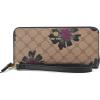 imageNine West Lockup 9s Zip Around with WristletFloral Logo Black