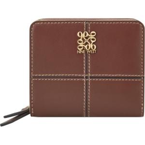 imageNine West Paxtin Small Zip Around WalletMahogany