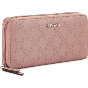 imageNine West Womens Norah SLG Large Zip Around WalletDusk