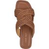 imageNine West Womens Quara Flat SandalDark Brown 200