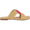 imageNine West Womens Quara Flat SandalLight NaturalPink 111