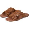 imageNine West Womens Quara Flat SandalDark Brown