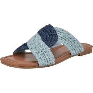imageNine West Womens Quara Flat SandalBlue 450