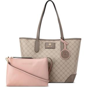 imageNine West Piera 2 in 1 ToteBeige LogoFlint