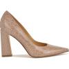 imageNine West Womens Tamant PumpLight Natural Croco Patent 110