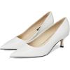 imageNine West Womens Sisko PumpWhite Patent