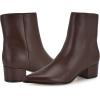 imageNine West Womens Maribu Ankle BootDark Brown Leather 201