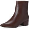 imageNine West Womens Maribu Ankle BootDark Brown Leather