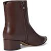 imageNine West Womens Maribu Ankle BootDark Brown Leather