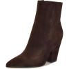 imageNine West Womens Ariza Mid Calf BootDark Brown Suede 201