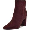imageNine West Womens Reraye Ankle BootDark Red Suede 600