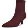 imageNine West Womens Tabbie Ankle BootDark Red 600