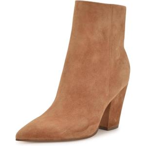 imageNine West Womens Ariza Mid Calf BootMedium Natural Suede 102