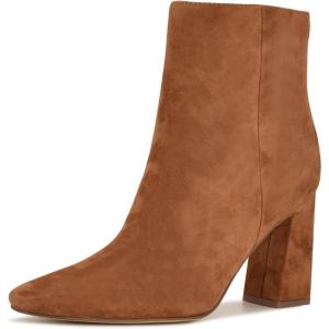 imageNine West Womens Reraye Ankle BootCognac Suede 120