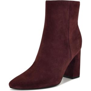 imageNine West Womens Reraye Ankle BootDark Red Suede 600