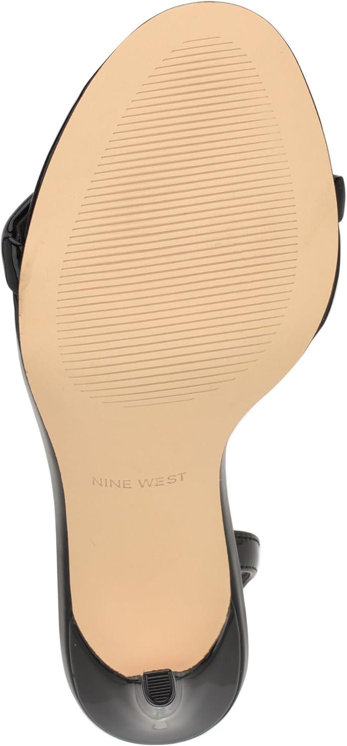 imageNine West Womens Mandey Heeled SandalBlack Patent 001