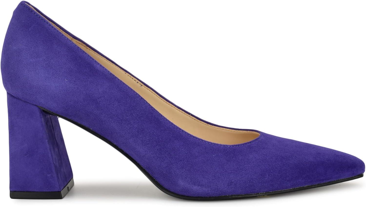 imageNine West Womens Monda PumpBlue Suede 420