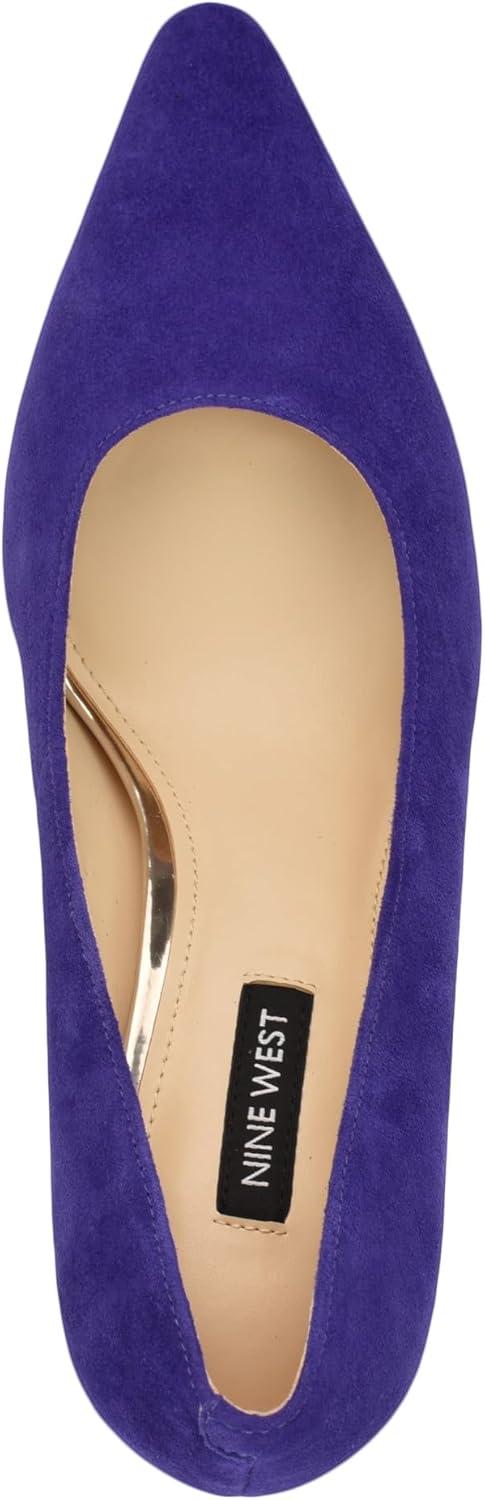 imageNine West Womens Monda PumpBlue Suede 420