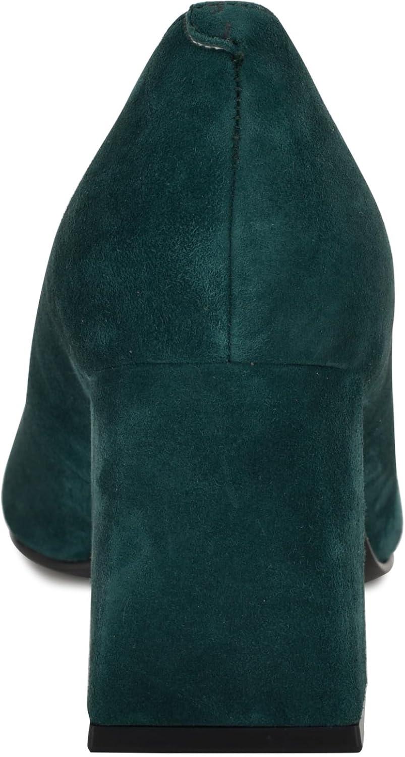 imageNine West Womens Monda PumpDark Green Suede 300