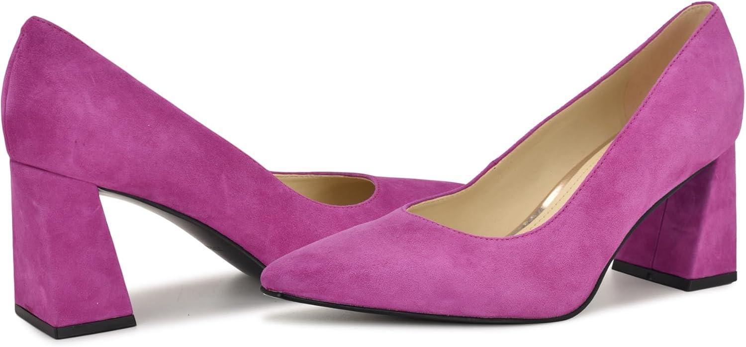 imageNine West Womens Monda PumpPink Suede 660