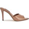 imageNine West Womens Hather Heeled SandalMedium Natural Patent 101