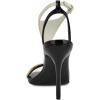 imageNine West Womens Mandey Heeled SandalWhiteGold Mirror Metallic Multi 140