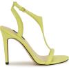 imageNine West Womens Mandey Heeled SandalYellow Patent 700