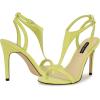 imageNine West Womens Mandey Heeled SandalYellow Patent 700