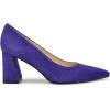 imageNine West Womens Monda PumpBlue Suede 420