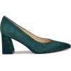 imageNine West Womens Monda PumpDark Green Suede 300