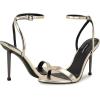 imageNine West Womens Reina Heeled Sandal Light Gold 714 8