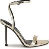 imageNine West Womens Reina Heeled Sandal Light Gold 714 8