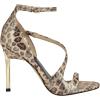 imageNine West Womens Shimmy Heeled SandalGold Shimmer Leopard 710