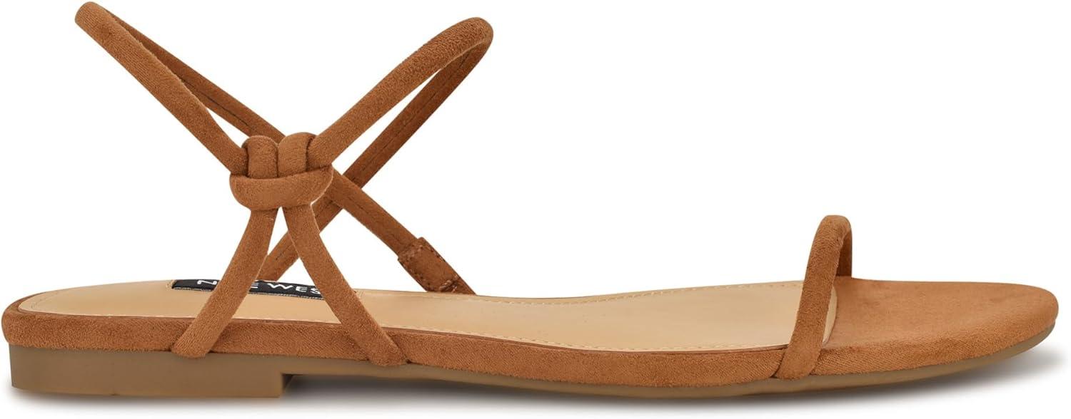 imageNine West Womens Maizy Flat SandalCognac 101