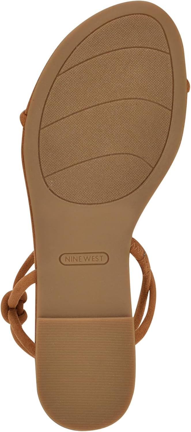imageNine West Womens Maizy Flat SandalCognac 101