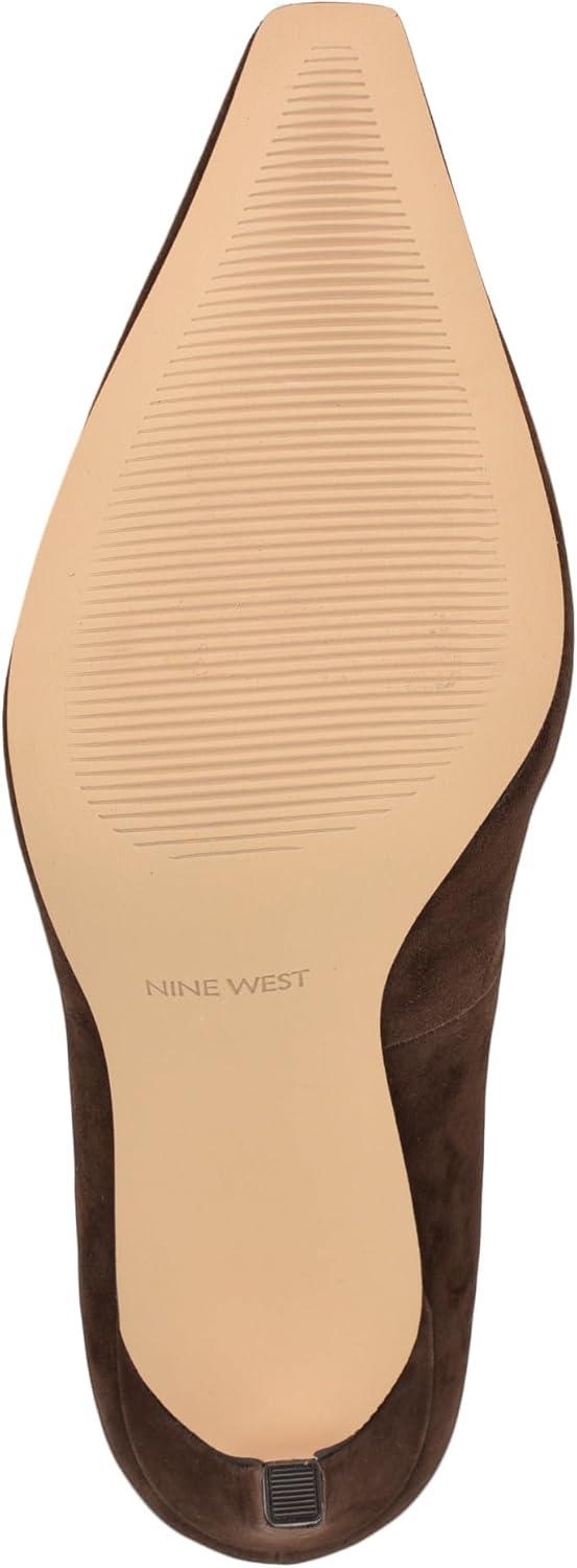 imageNine West Womens Oraye PumpDark Brown Suede 200