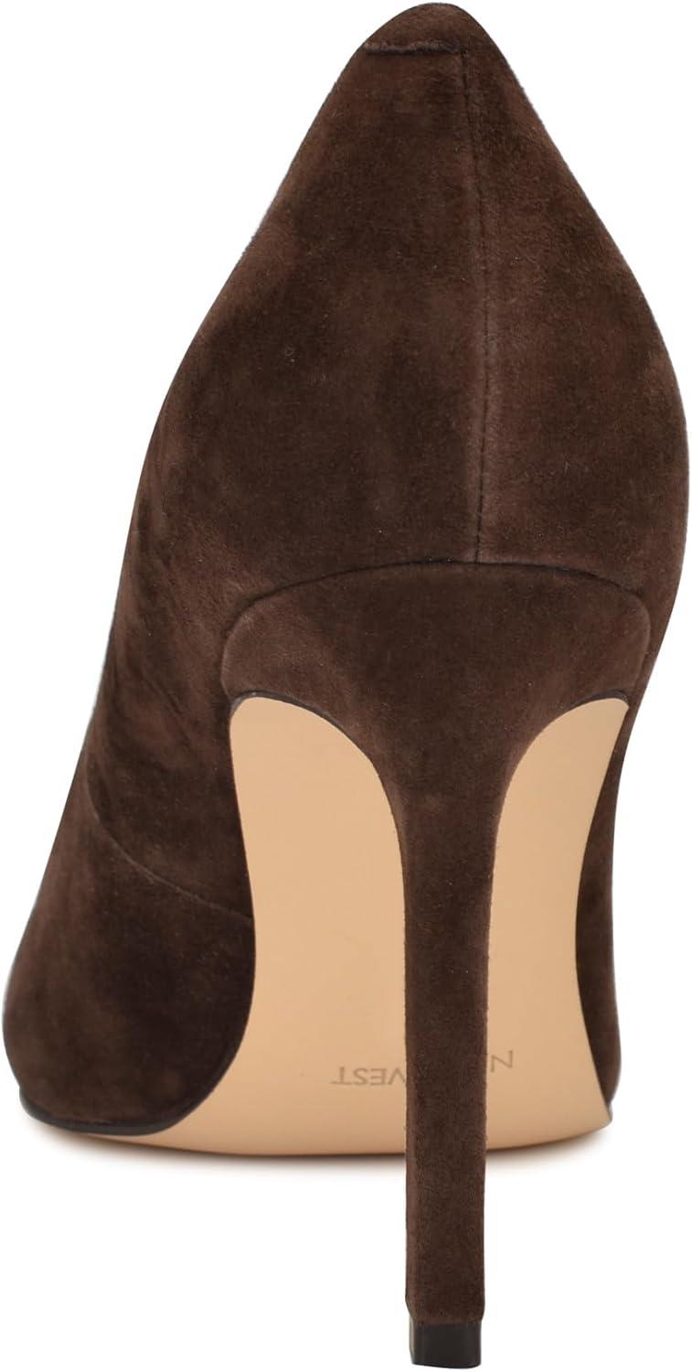 imageNine West Womens Oraye PumpDark Brown Suede 200