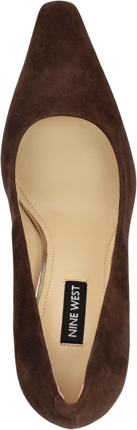 imageNine West Womens Oraye PumpDark Brown Suede 200