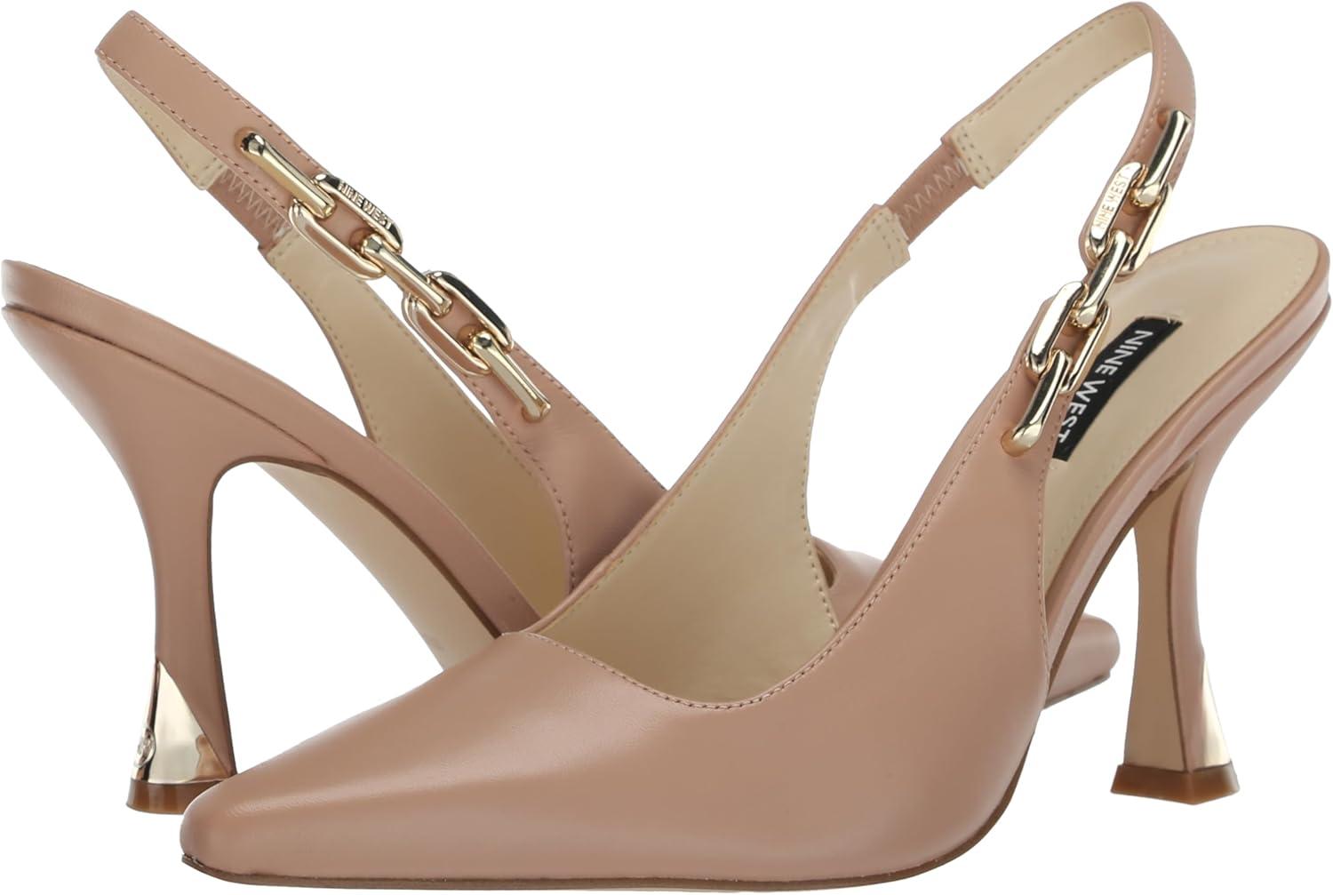 imageNine West Womens Veroni PumpLight Natural Leather