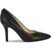 imageNINE WEST FOOTWEAR Womens Fifth 9x9 Pointy Toe PumpBlack Calf Leather