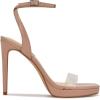 imageNINE WEST Womens Zadie Heeled SandalBarely NudeClear