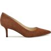 imageNine West Womens Arlene PumpCognac Suede 121