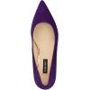 imageNine West Womens Arlene PumpDark Purple Suede 502