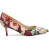 imageNine West Womens Arlene PumpDark Red Fall Floral Multi 600