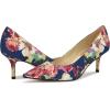 imageNine West Womens Arlene PumpNavy Fall Floral Multi 400