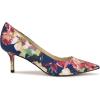 imageNine West Womens Arlene PumpNavy Fall Floral Multi 400